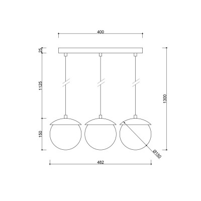 KUUL A white ceiling pendant lamp UMMO