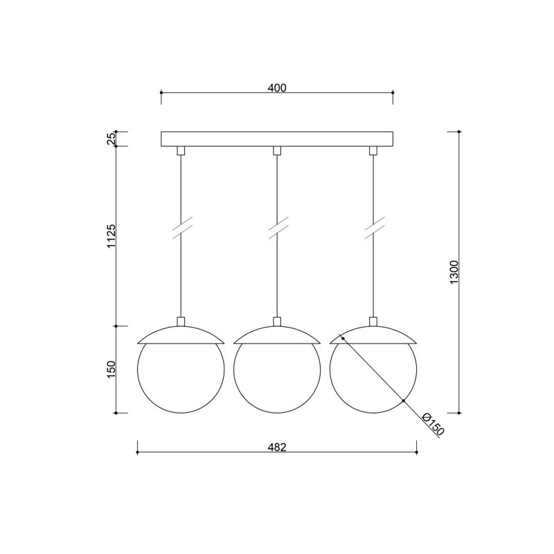 KUUL A white ceiling pendant lamp UMMO