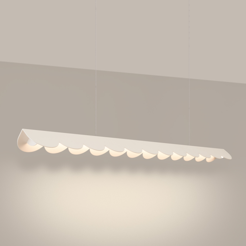 Beige Biscuit 131 LED Pendant Lamp with 3000K panel | THORO