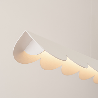 Beige Biscuit 131 LED Pendant Lamp with 3000K panel | THORO