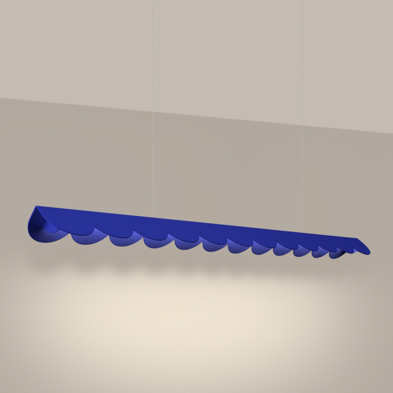Ultramarine Biscuit 131 LED Pendant Lamp with 3000K panel | THORO