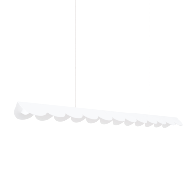 White Biscuit 131 LED Pendant Lamp with 3000K panel | THORO