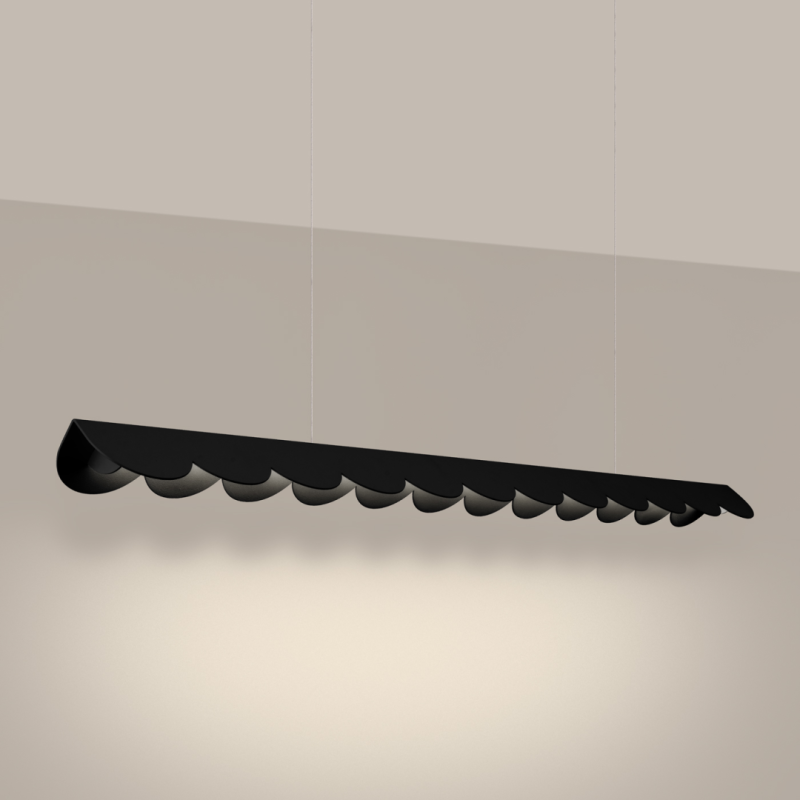 Black Biscuit 131 LED Pendant Lamp with 3000K panel | THORO
