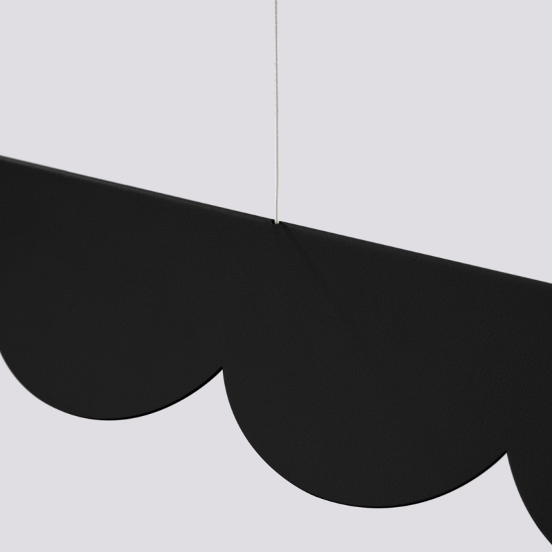 Black Biscuit 131 LED Pendant Lamp with 3000K panel | THORO
