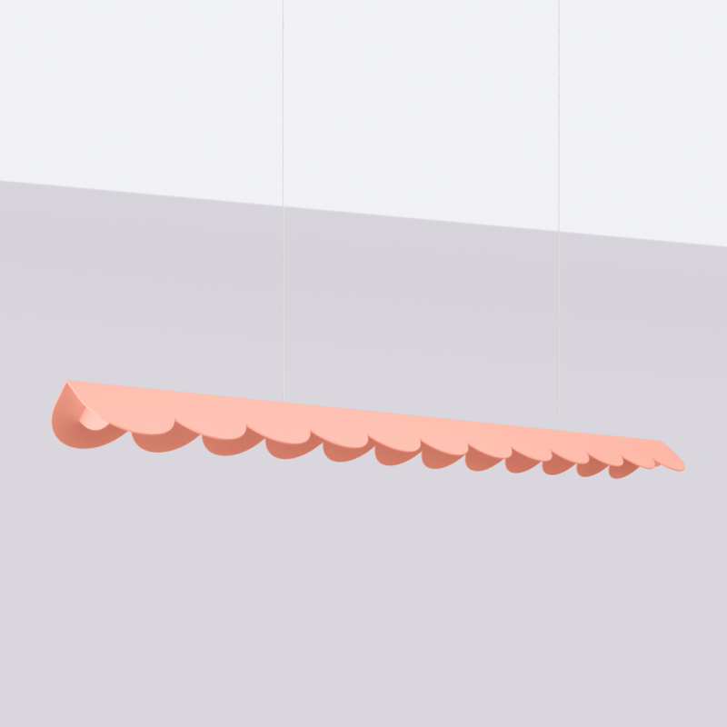Peach Biscuit 131 LED Pendant Lamp with 4000K panel | THORO