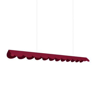 Burgundy Biscuit 131 LED Pendant Lamp with 4000K panel | THORO