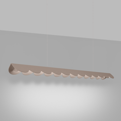 Taupe Biscuit 131 LED Pendant Lamp with 4000K panel | THORO