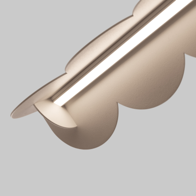 Taupe Biscuit 131 LED Pendant Lamp with 4000K panel | THORO