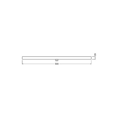 Linear milk bulb STICK 50cm S14D 4.8W 2700K 470lm OSRAM