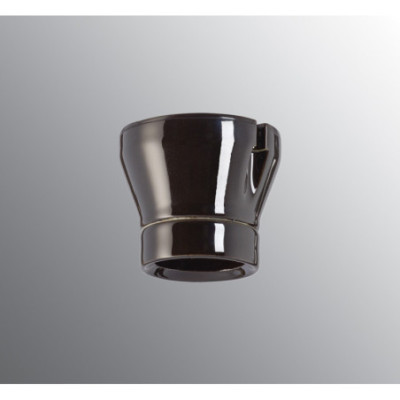 Black 6.5 cm Lamp Holder E27, max. 75 W, IP20 Ifö Electric