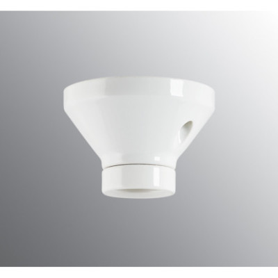 Biała oprawka E27, max 75W, IP20 Ifö Electric