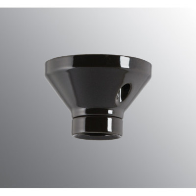 Black 10 cm Lamp Holder E27, max. 75 W, IP20 Ifö Electric