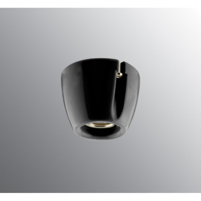 Ifö Electric Black Porcelain E27 Ceiling and Wall Light IP20
