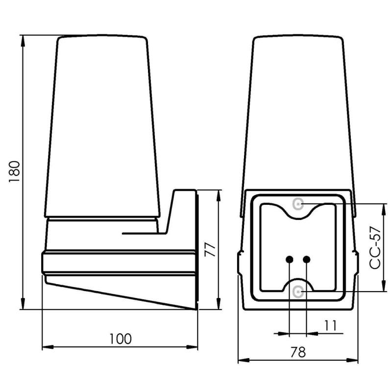 Czarna lampa ścienna Bernadotte E14 max 40W, porcelanowa oprawa IP44 z mlecznym kloszem Ifö Electric