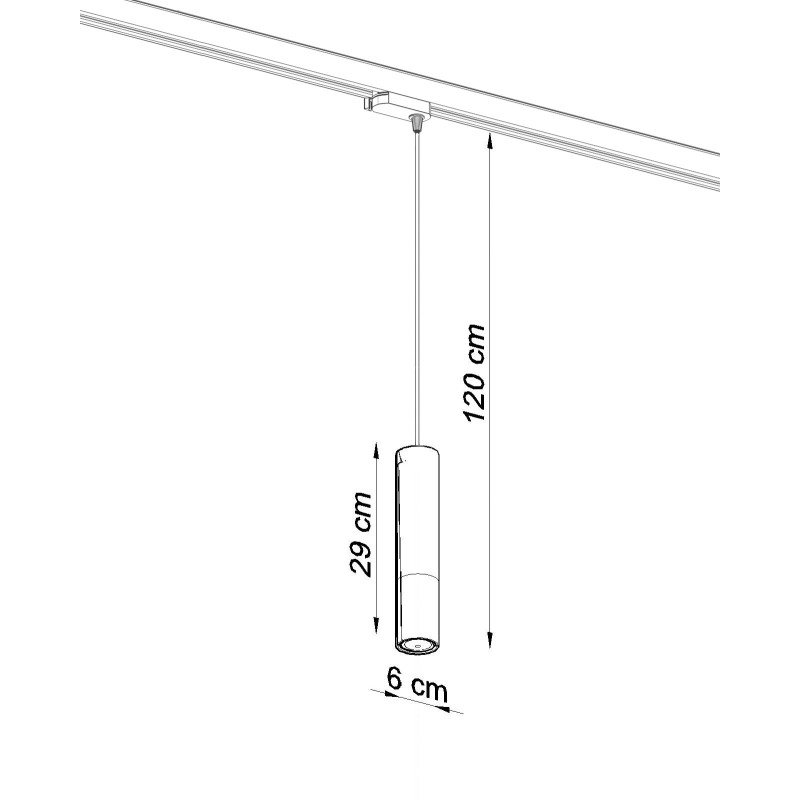 Lampa wisząca LOOPEZ czarny/chrom GU10 Make Your Light