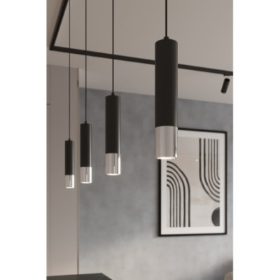 Lampa wisząca LOOPEZ czarny/miedź GU10 Make Your Light