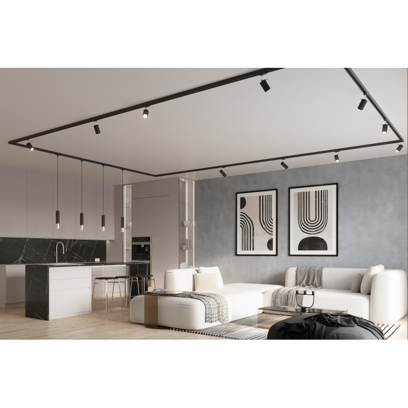 Reflektor DIREZIONE czarny GU10 3000K 7W 510lm Make Your Light