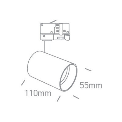 Reflektor ISA biały LED 3000K 12W 1080lm Make Your Light