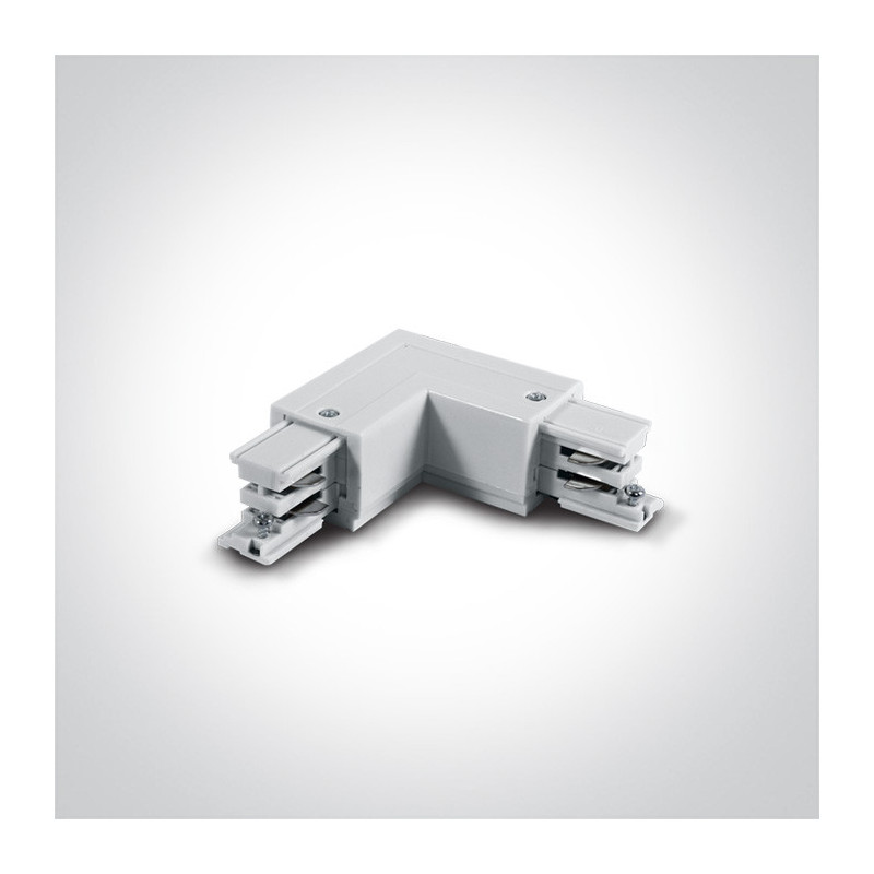 Make Your Light White Powered Left Corner Track Connector