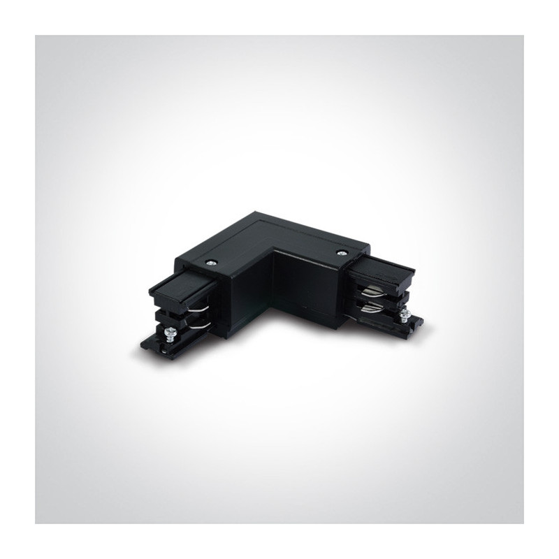 Make Your Light Black Powered Right Corner Track Connector