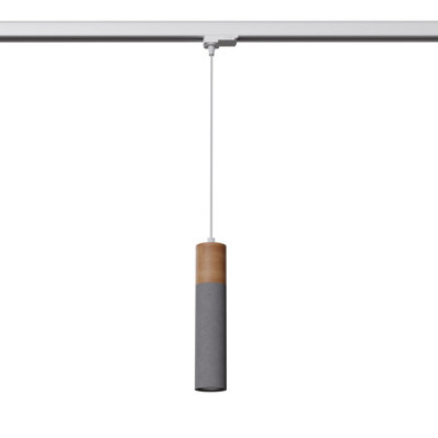 Make Your Light ZANE Grey GU10 4000 K 7 W 530 lm Track Pendant Light