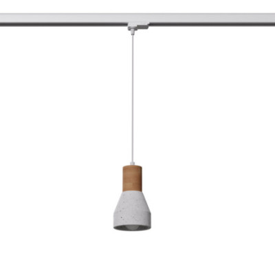 Make Your Light QUBIC Grey E27 3000 K 7.5 W 620 lm Track Pendant Light