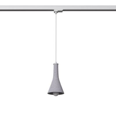 Make Your Light REA Concrete E14 Track Pendant Light