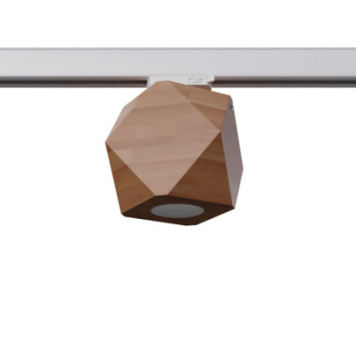 Plafon WOODY naturalne drewno GU10 3000K 7W 510lm Make Your Light