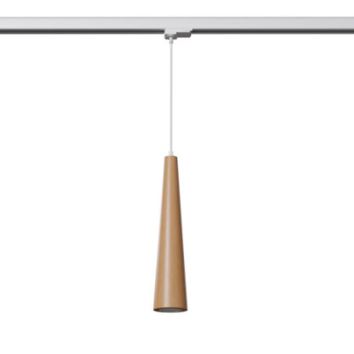 Make Your Light SULA Natural Wood GU10 3000 K 7 W 510 lm Track Pendant Light