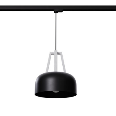 Make Your Light CASCO Black/White E27 Track Pendant Light