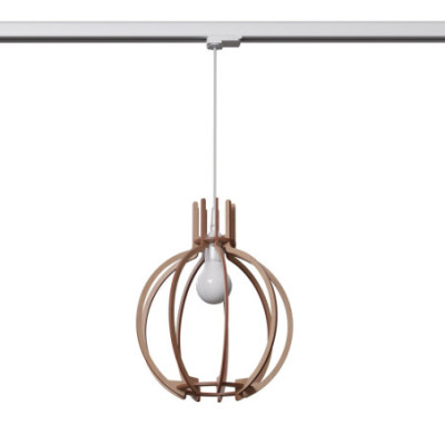 Make Your Light ARANCIA Natural Wood E27 4000 K 7.5 W 690 lm Track Pendant Light
