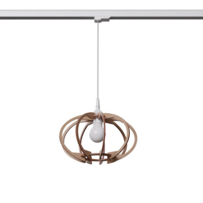 Make Your Light MANDELINO Natural Wood E27 3000 K 7.5 W 620 lm Track Pendant Light