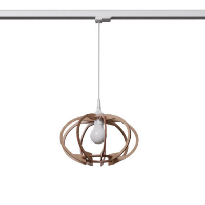 Make Your Light MANDELINO Natural Wood E27 4000 K 7.5 W 690 lm Track Pendant Light