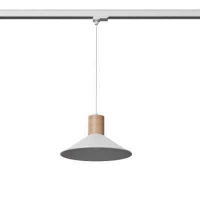 Make Your Light JAGA White E27 Track Pendant Light