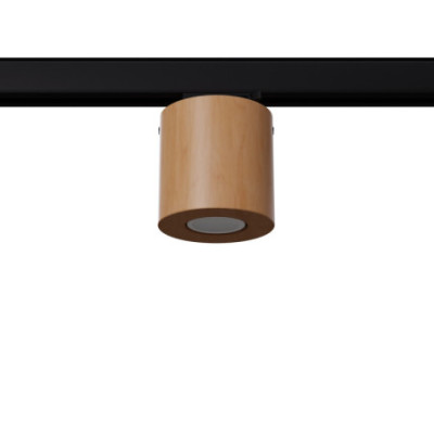 Plafon ORBIS naturalne drewno GU10 3000K 7W 510lm Make Your Light
