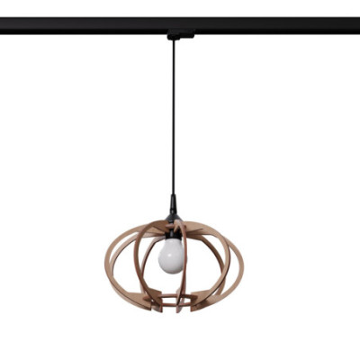 Lampa wisząca MANDELINO naturalne drewno E27 Make Your Light