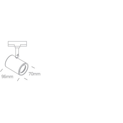 OSSI Spotlight Black GU10 4000K 7W 550lm Make Your Light