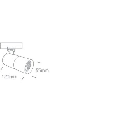 LARA spotlight white GU10 4000K 7W 550lm Make Your Light