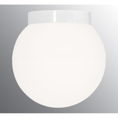 Ifö Electric Classic Globe 300 White LED DALI 12 W 3000 K 1350 lm IP44 Matt Opal Glass Ceiling/Wall Light