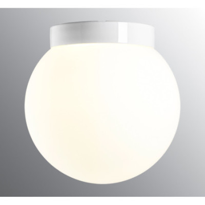 Ifö Electric Classic Globe 300 White Sensor E27 Max 20 W IP44 Matt Opal Glass Ceiling/Wall Light