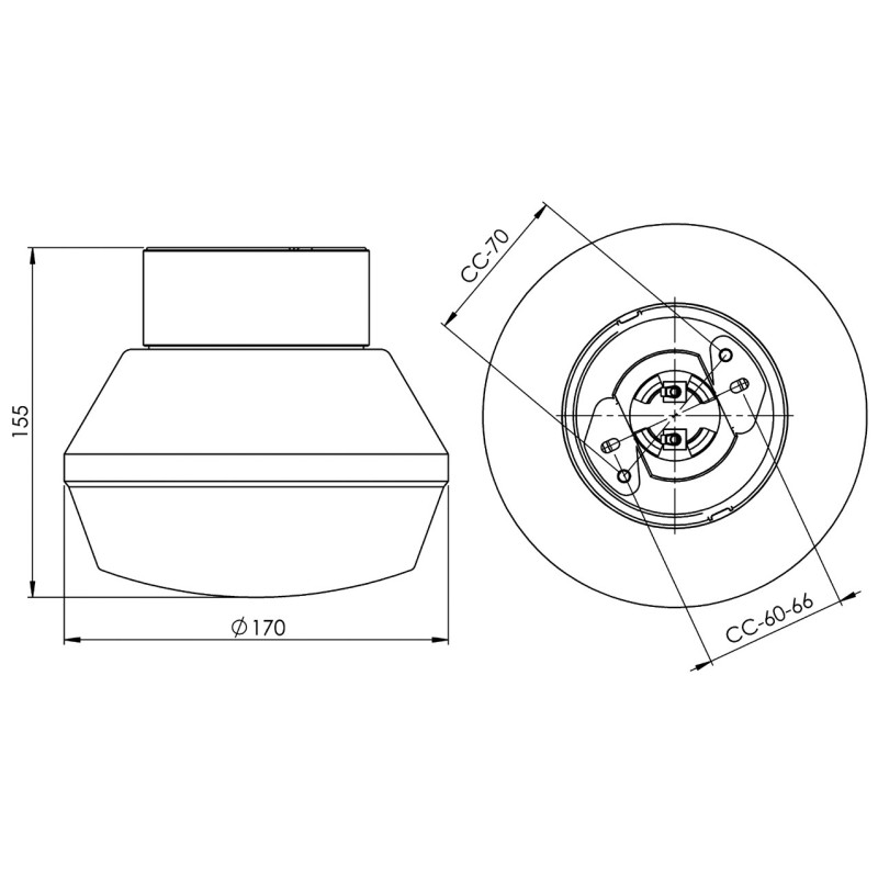 Ifö Electric Classic White E27 Max 75 W IP20 Opal Glass Ceiling/Wall Light
