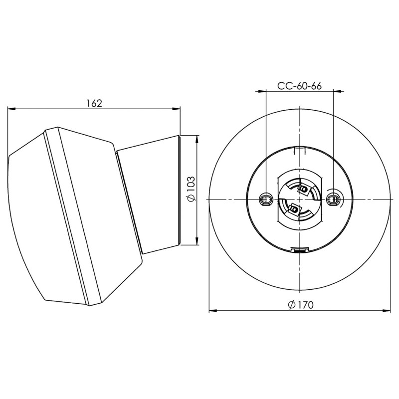 Ifö Electric Classic White E27 Max 75 W IP20 Opal Glass Wall Light