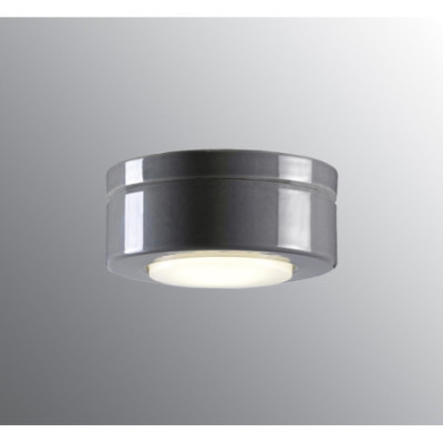 Szara lampa sufitowa Cool GX53 maks. 13W, porcelanowa oprawa IP23 Ifö Electric