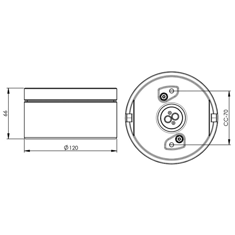 Ifö Electric Cool White GX53 Max 9 W IP44 Ceiling/Wall Light