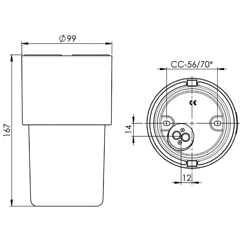 Ifö Electric Light On White E27 Max 60 W IP44 Opal Glass Ceiling/Wall Light