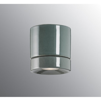 Szara spot Light On Downlight GU10, maks. 50W porcelanowa oprawa IP23 Ifö Electric