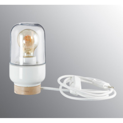 Ifö Electric Ohm Table 100/190 White E27 Max 40 W IP20 Clear Glass Table Lamp