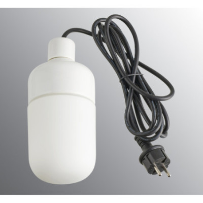 Ifö Electric Ohm 100/215 White E27 Max 40 W IP44 Matt Opal Glass 3 m Plug Outdoor Pendant Light