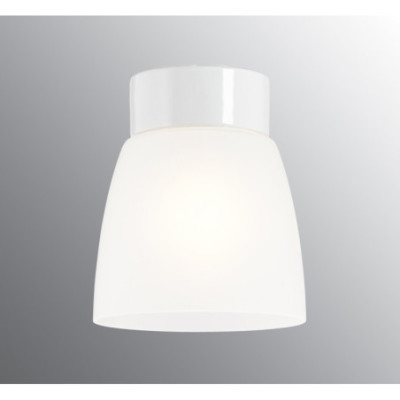 Ifö Electric Open Klara White E27 Max 75 W IP21 Matt Opal Glass Ceiling Light