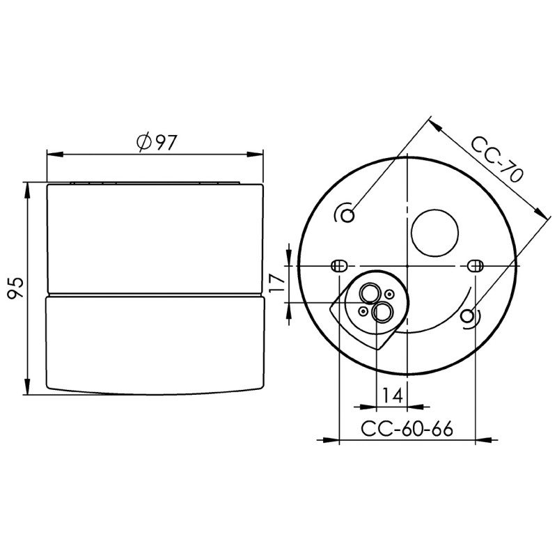 Ifö Electric Opus 100/100 White G9 Max 25 W IP44 Matt Opal Glass Ceiling/Wall Light